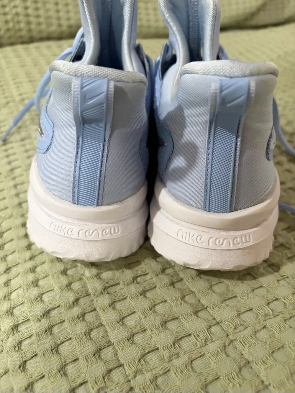 Nike Rival Women's Athletic Shoes in Light Blue and White